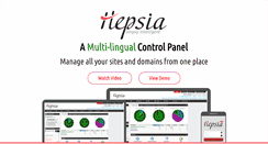Desktop Screenshot of hepsia.com