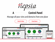 Tablet Screenshot of hepsia.com